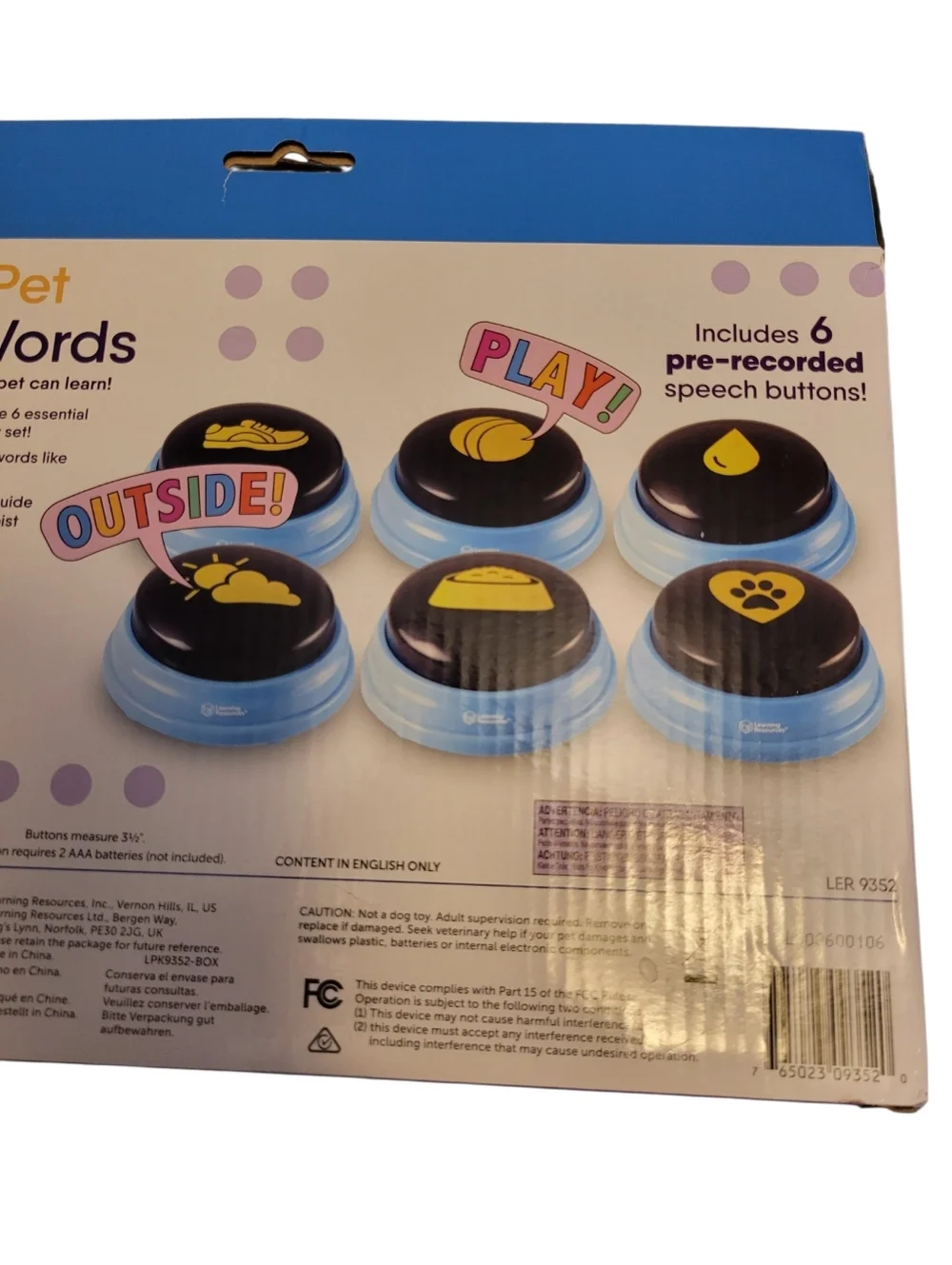 Learning Resources Hunger For Words Talking Pets Interactive Brain Game For Dogs